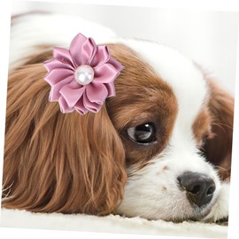 BESPORTBLE 40pcs Pet Hair Rope Flowers for Headbands Dog Accessories for Large Dogs Dog Bows for Small Dogs Hair Pet Hair Ties Ribbon Hair Clip Pet Headband Pet Hair Accessories Dog Bow Ties