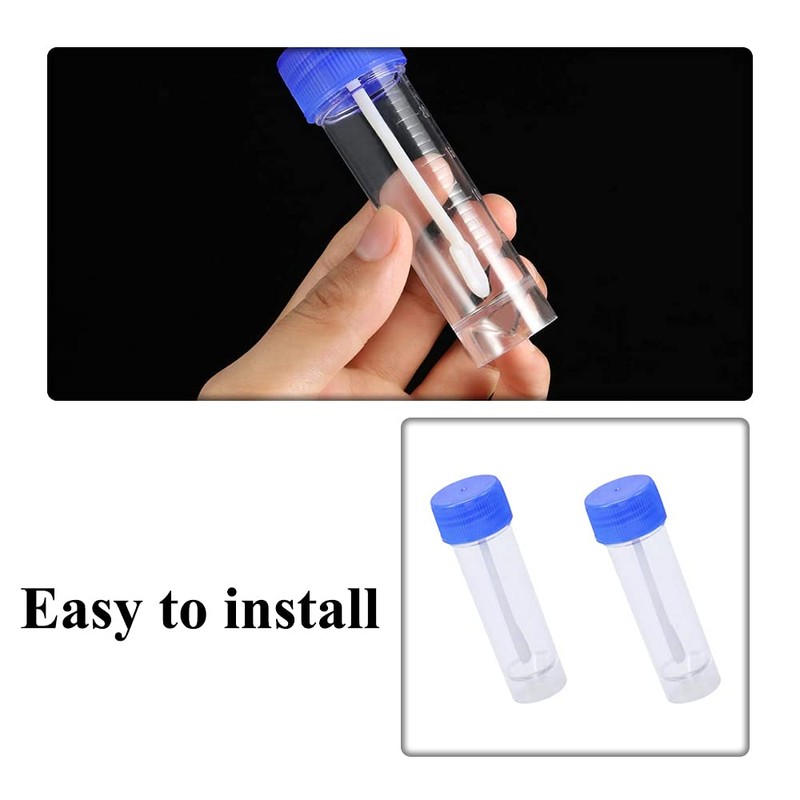 10 Pcs 25-30ml Stool Containers Sample Plastic Specimen Cup with