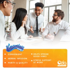 Ozia Originals Kava Kava Candy - 8 Kava Candies Per Pack, Kava Extract Stress Relief Supplement, Natural Kava Root Chill Happy Pill, Encourages Positive Mood - Orange Flavor, 1 Box (12 Packs)