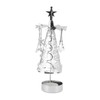Christmas Tree Carousel Spinning Candle Holder Stainless Steel Rotary Tree