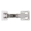 HOJLKLD 2 Pack 170 Degree Hinges, Frameless Cabinet Door Hinges,