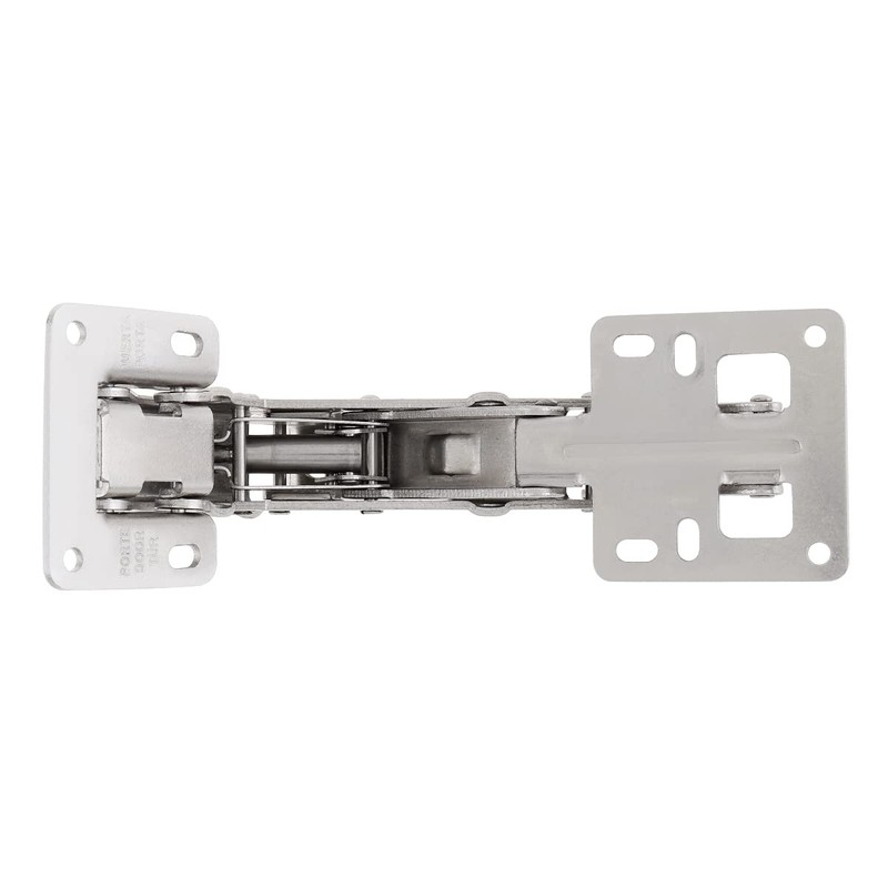 HOJLKLD 2 Pack 170 Degree Hinges, Frameless Cabinet Door Hinges,