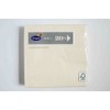 Duni Servietten 3lagig Tissue Uni champagne, 33 x 33 cm,