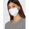 FM London Accessories MaskFiftyTR Face Mask, White, 50 Count (Pack