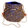 Purpledip Bolsa Potli (bolso con cordón): bordado de lentejuelas de