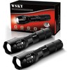 WSKY 2 PACK LED Tactical Flashlight - S1800 Powerful Waterproof
