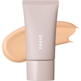 FASIO Airy Stay BB Tint Moist Kit 02, Light Beige, BB Cream + Base for Pore-less Areas, Prevents Dryness & Deformation SPF35/PA+++ Sunscreen Makeup Foundation
