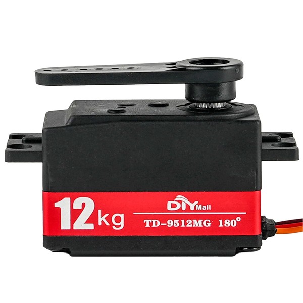 Wishiot 12kg Low Profile Servo 180 TD-9512MG RC Digital Servo