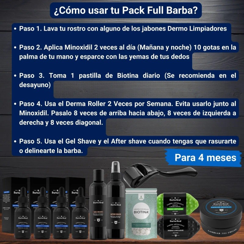 Pack Full Barba Barba Real