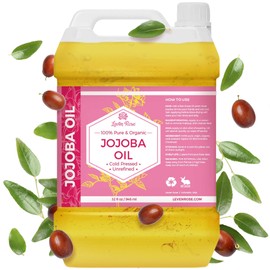 Leven Rose Jojoba Oil Bulk Wholesale Large 32 oz for Soap, Skin, Hair and Nails