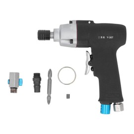 Pneumatic Screwdriver 1/4in Industrial Air Screw Driver Impact Wrench Tool Straight Hand Reversible Screw Driver