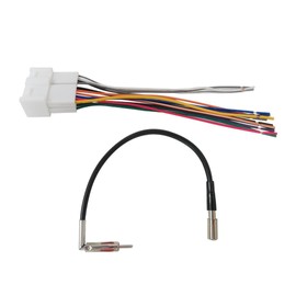 Car Radio Wire Harness w/Antenna Adapter Kit Fit for Chevy Silverado 1500 1999-2002