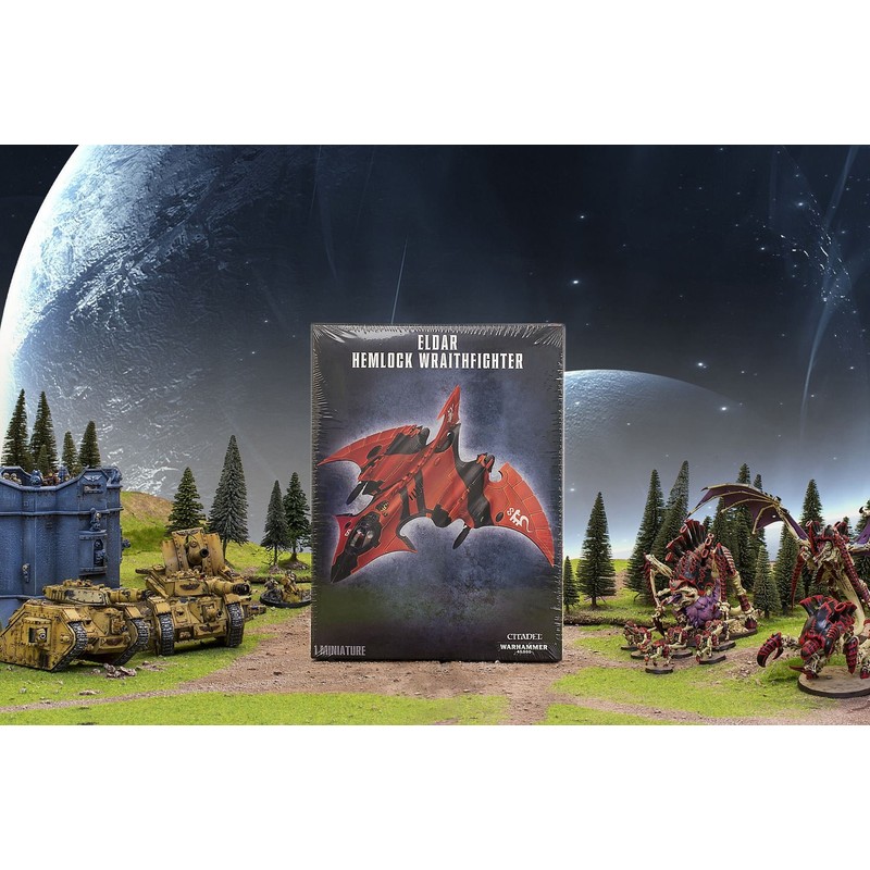 Warhammer 40,000 Eldar Hemlock Wraithfighter / Crimson Hunter (1 figure,