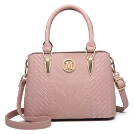 Miss Lulu LG6865 women's handbag, shoulder bag, shopper tote, top handle tote bag., Pink