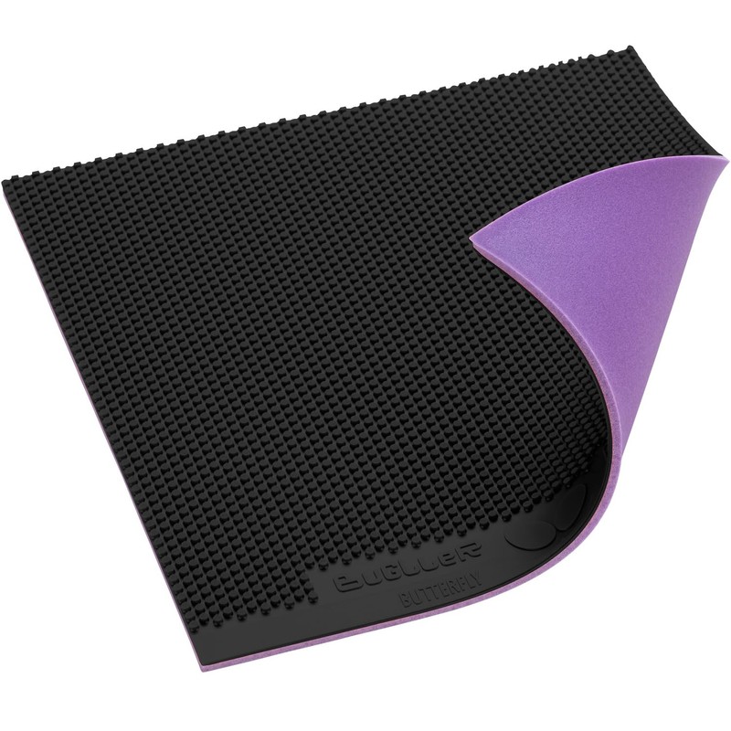 Butterfly Table Tennis Rubber Buggler 278: Black 1.7 00470