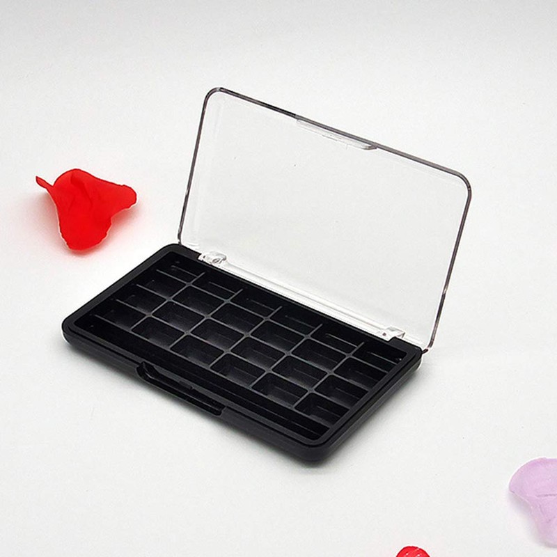 2PCS 24 Grids Empty Refillable Container Case Make Up Palette