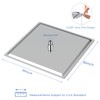 16 Inch Extra Large Square Stainless Steel Shower Head High