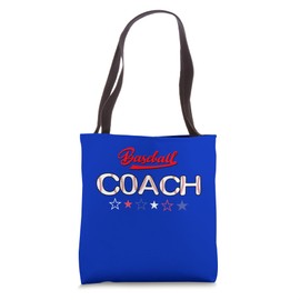 Baseball Team Sport Coaches, Fun Art Design Coaching Staff Tote Bag