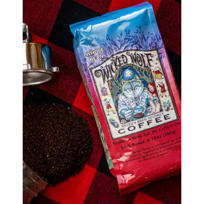 Raven's Brew Coffee Full Bodied Coffee Dark Roast Ground -