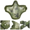 AOUTACC Airsoft Mask and Goggles Set, Full Steel Mesh Half