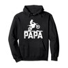 Papa Father Dad Dirt Bike Riding Motocross Biker Pullover Hoodie