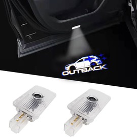 uunonaha LED Car Door Logo Lights Courtesy Projector Laser Welcome Light Puddle lamp 2 pcs Compatible with Forester Outback Legacy Ascent Car Accessories (Outback01, Outback)