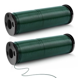 Binding Wire 0.67 mm x 200 m Craft Wire Rustproof Flower Wire Shatterproof Wire for Crafts Non-fading Robust Durable for Crafts Plant Training Flowers Wreaths Fence Flower Arrangements (100 m Roll)