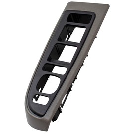Window Master Switch Bezel fits 03-07 Silverado Sierra Crew Driver Medium Gray