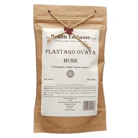 Health Embassy Plantago Ovata Schale / Plantago Ovata Husk, 200g
