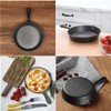 AISIBO 4 Inch Small Cast Iron Skillet, Pre Seasoned Mini
