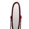 Strawberry Fairy Elegant Tall Standing Wooden Floor Mirror for Self-Reflection