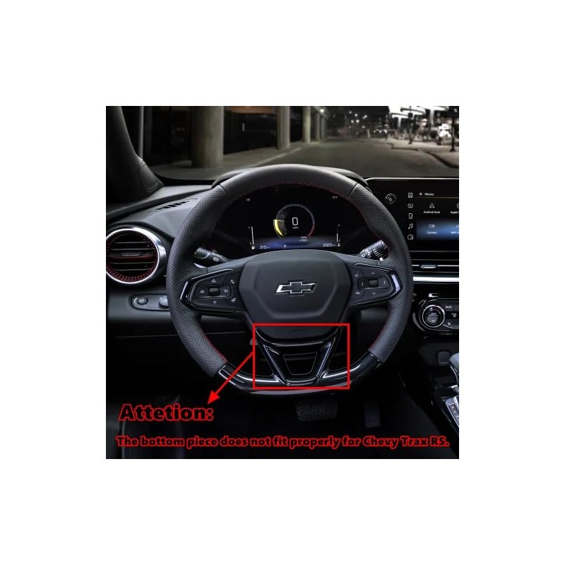 Auovo Funda de Volante Compatible con 2024 2025 Chevy Trax