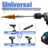 Mesee 2 Pieces 1/4 Extension Drill Bit Set for Round