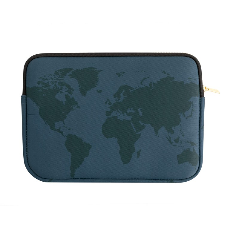 Mr. Wonderful Universal 11 Inch World Map Case with Typography