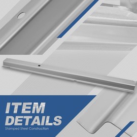 Auto Dynasty Rear Rocker Rust Panels Compatible with 2000-2005 Ford Excursion, Left and Right Side Pair of 40 Inches, Silver Steel