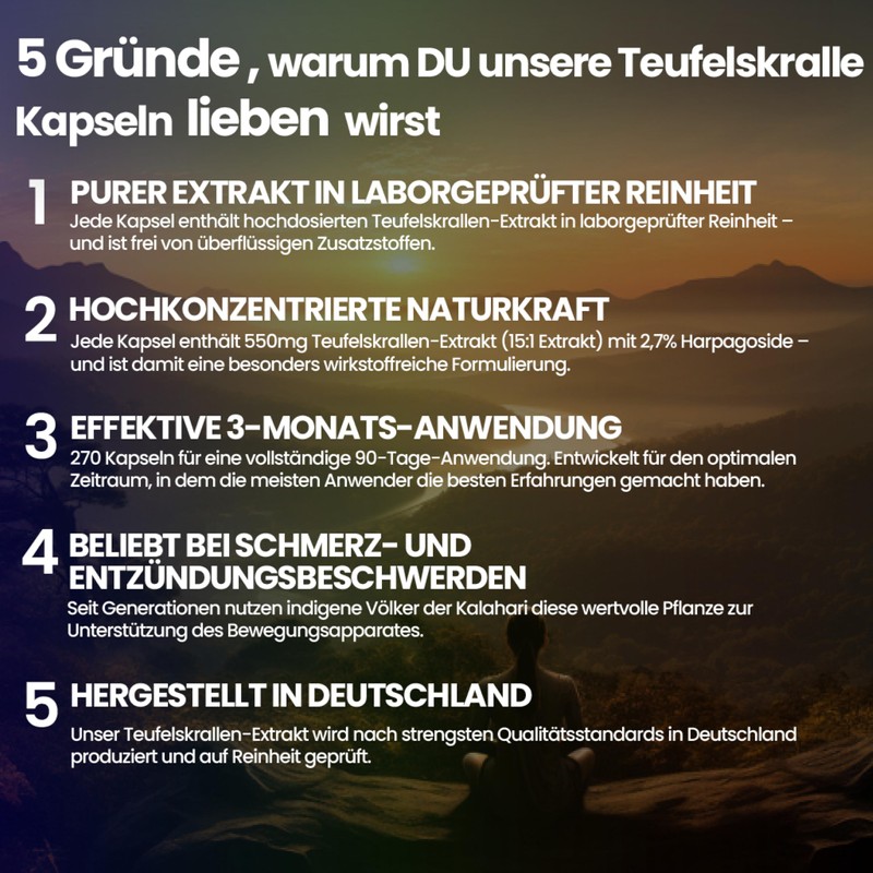 Devil's Claw - Devil's Claw Capsules - Devil's Claw Osteoarthritis