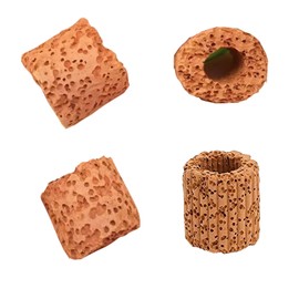 Eterspr Pack of 50 Aquatic Plants Ceramic Ring, Aquarium Rings Made of Ceramic, Aquarium Ring Water Plants, for Holding All Types of Water Plants and Plants in the Aquarium