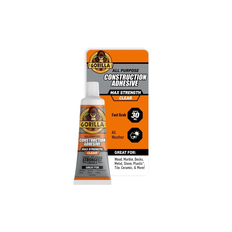 Gorilla Max Strength Calcomanía de Construcción 2.5 oz
