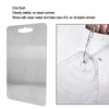Cutting Board Multifunctional Double‑sided Stainless Steel Chopping Board for Kitchen