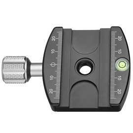 Leofoto LHC-60 60mm Screw-Knob Clamp, with Plate, ARCA/RRS Ball Head Compatible