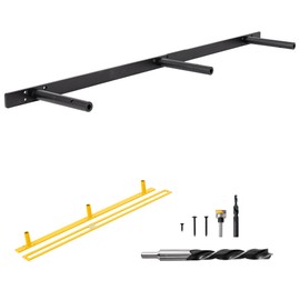 FIRMETAL Heavy Duty Floating Shelf Bracket 38 inch, Hidden Shelf Bracket for Mantel and Shelving, Max Load 200 lbs if Mounted on Studs, Invisible Bracket for Floating Shelves (with Premium Build kit)