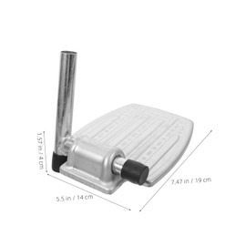 FRCOLOR Ergonomic Wheelchair Footrest Pedal Heavy Duty Replacement for Patients Fit Easy to Clean Design for and Comfort