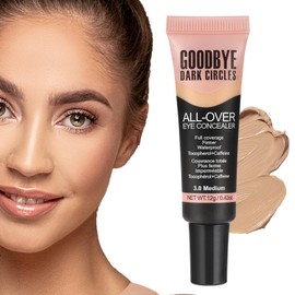 Face Concealer | Lightweight Waterproof Eye Concealer 12g - Eye Primer, Liquid Foundation Cosmetic for All-Day Wear