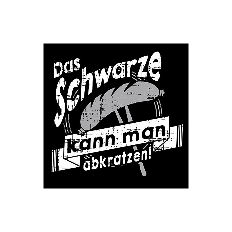 Shirtoo Barbecue Apron Das Schwarze kann Man abkratzen - Funny