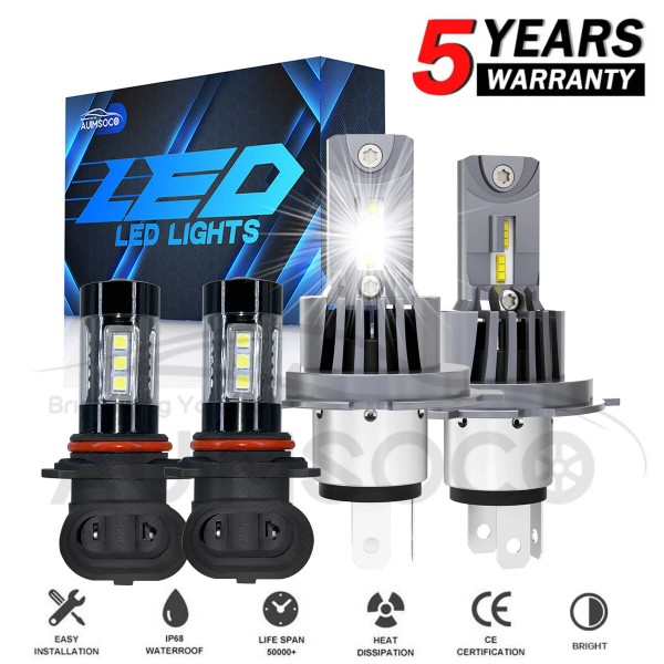 AUIMSOCO Para For Toyota Tacoma 2005 2006 2011 Faros LED