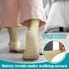 Jiuguva 12 Pair Hospital Socks Double Sided Tread Non Slip
