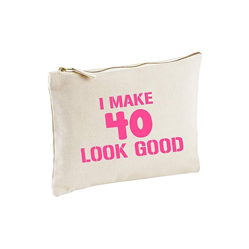 Lolmugs I Make 40 Look Good Make-up Bag 100% Cotton
