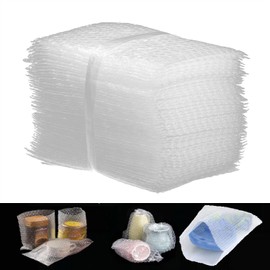 Ailengy 50 Pack Bubble Out Bags, 10x12 Inches, Transparent PVC, Double Walled Cushioning, Shockproof Foam Bags for Shipping, Storage, and Moving