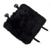 OKAYDA Natural Sheepskin Car Seat Cover Fluffy Square seat Cushion