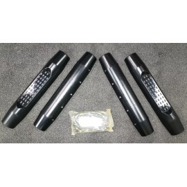 Rock Crusher Side Step, Quick Step FITS 3" Plain Round Side Nerf Bars (Plastic Steps ONLY)